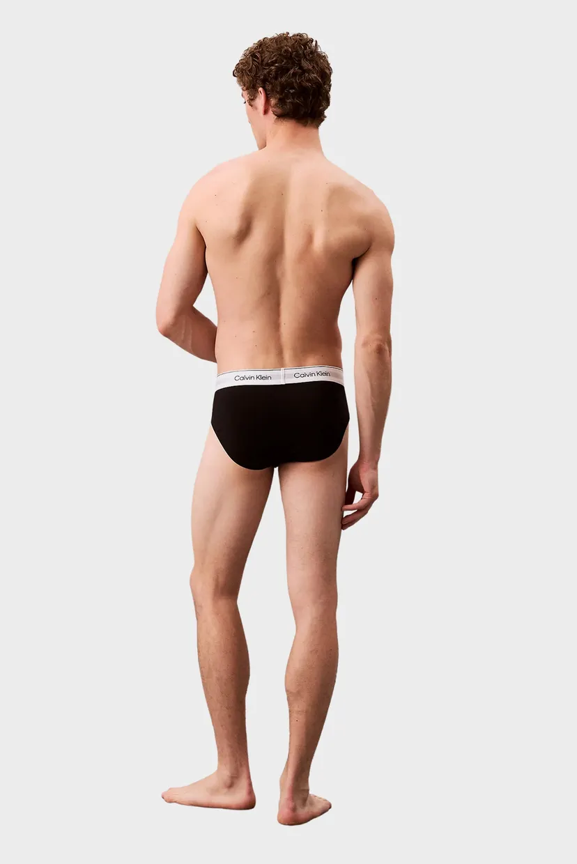 Чоловічі чорні бріфи (3 шт) HIP BRIEF 3