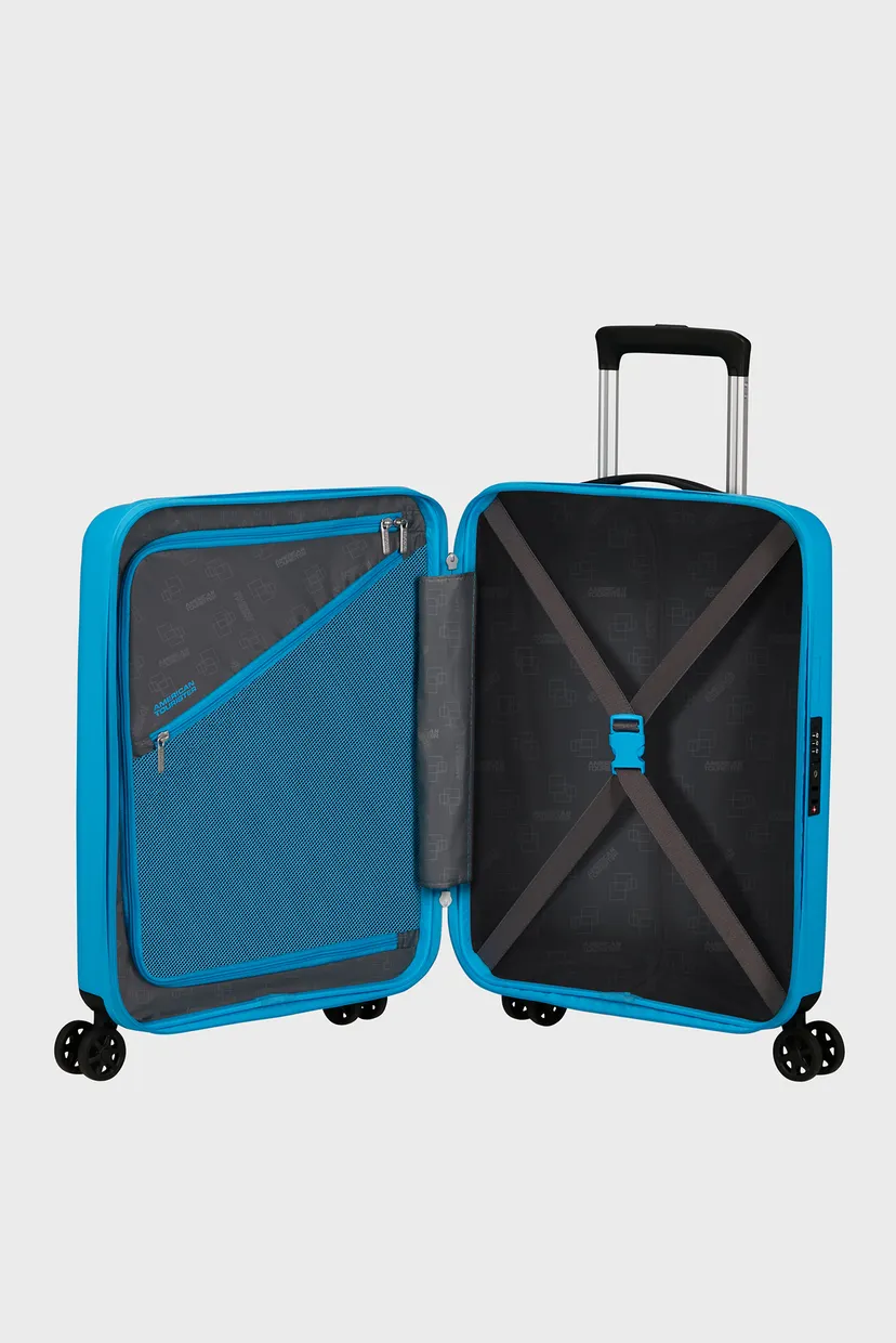 Блакитна валіза 55 см REJOY AZURE BLUE 4