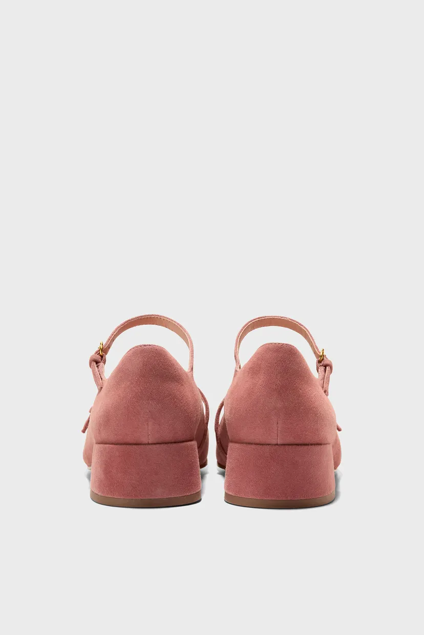 Жіночі рожеві замшеві туфлі Paxton Mary Jane Pump 4