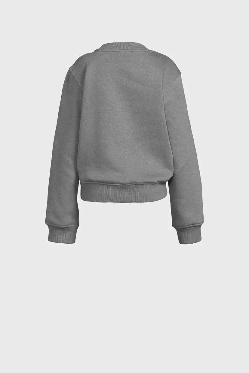 Детский серый свитшот FLEECE 7
