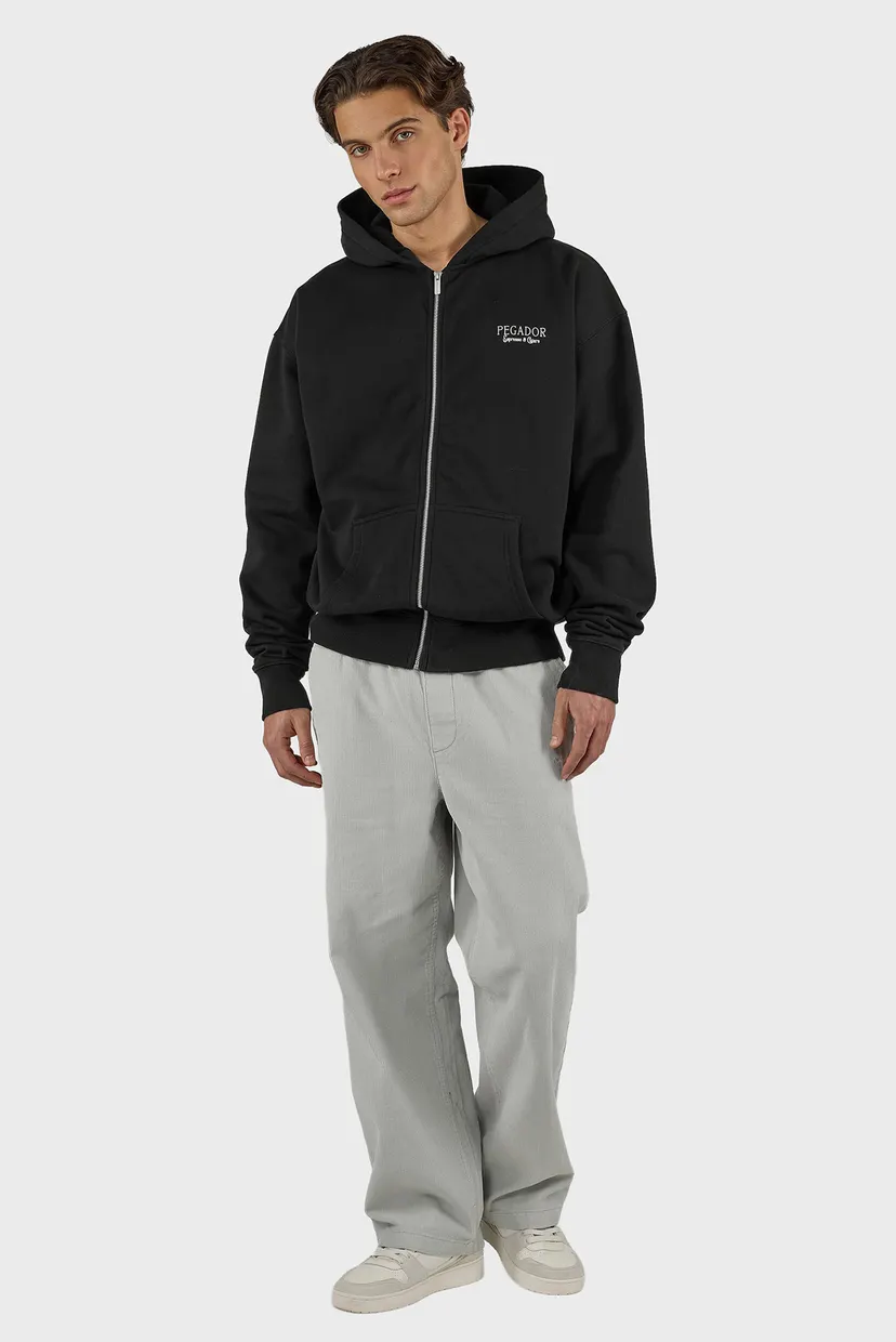 Мужское черное худи Dragor Oversized Sweat 3