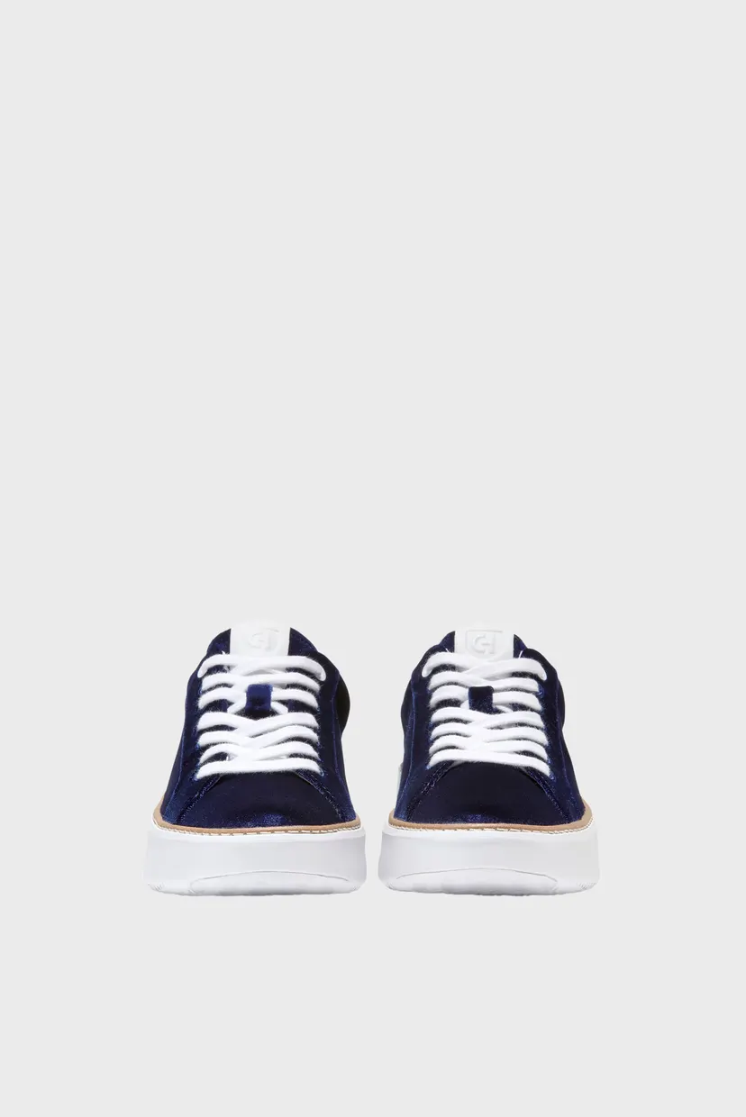 Женские темно-синие бархатные сникерсы GrandPrø Topspin Sneaker 3