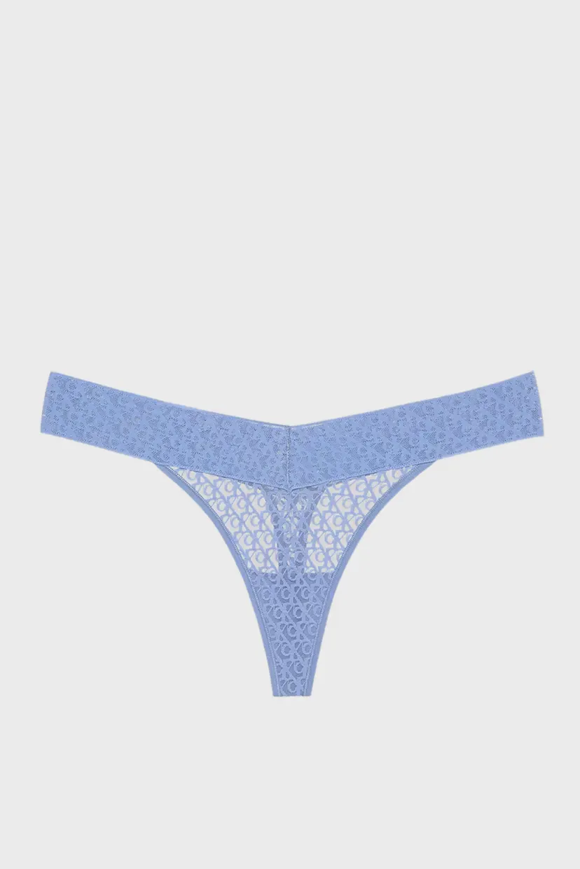 Жіночі блакитні трусики LOW RISE THONG 7