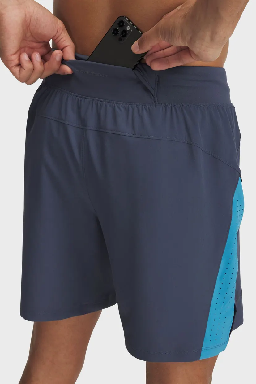 Чоловічі темно-сірі шорти UA LAUNCH PRO 7'' SHORTS 4