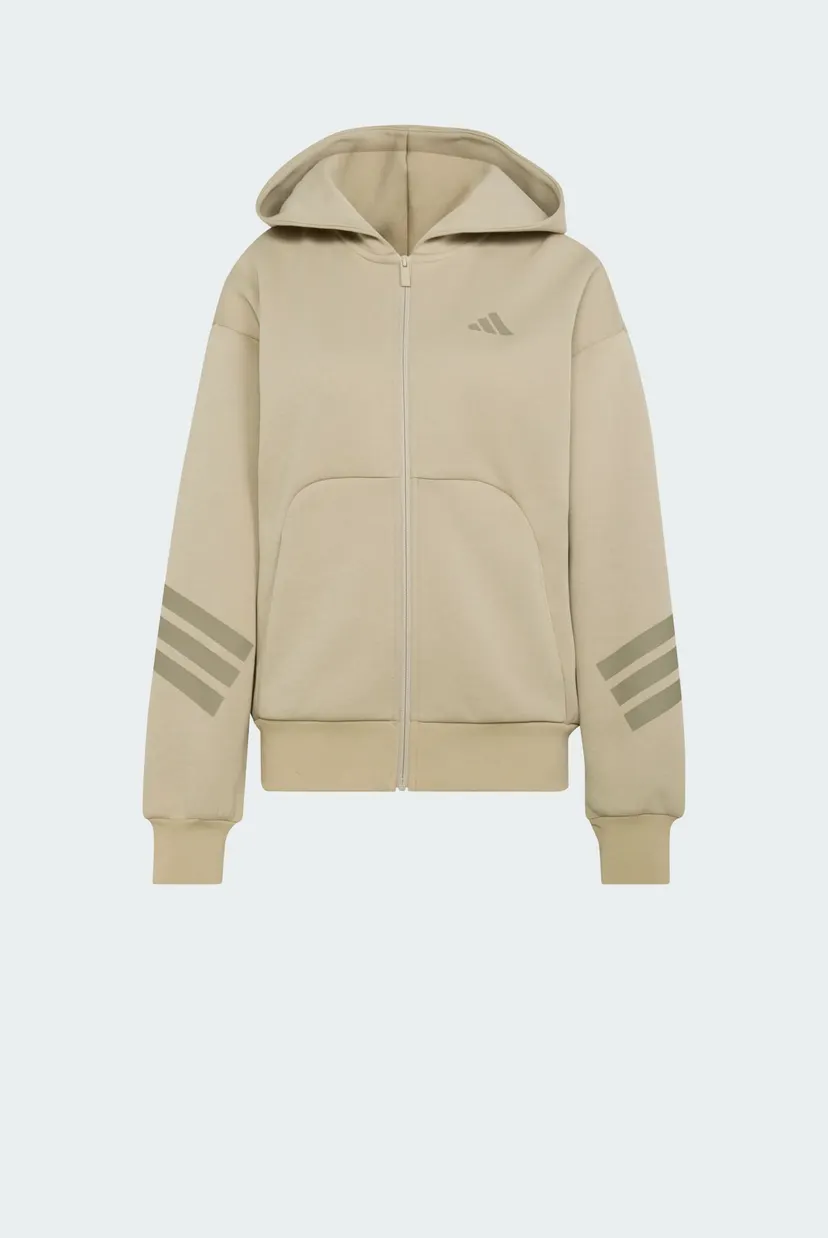 Женское бежевое худи Future Icons 3-Stripes 6