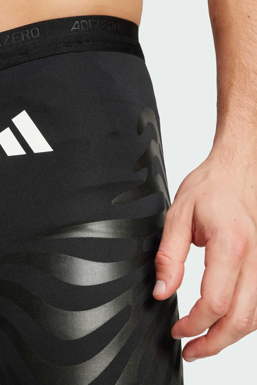 Чоловічі чорні велосипедки з візерунком Adizero Control Running 4