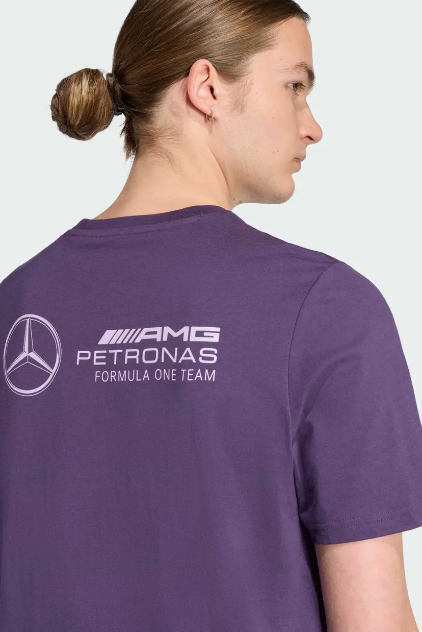 Чоловіча фіолетова футболка Mercedes - AMG Petronas Formula One Team Premium Woven 5