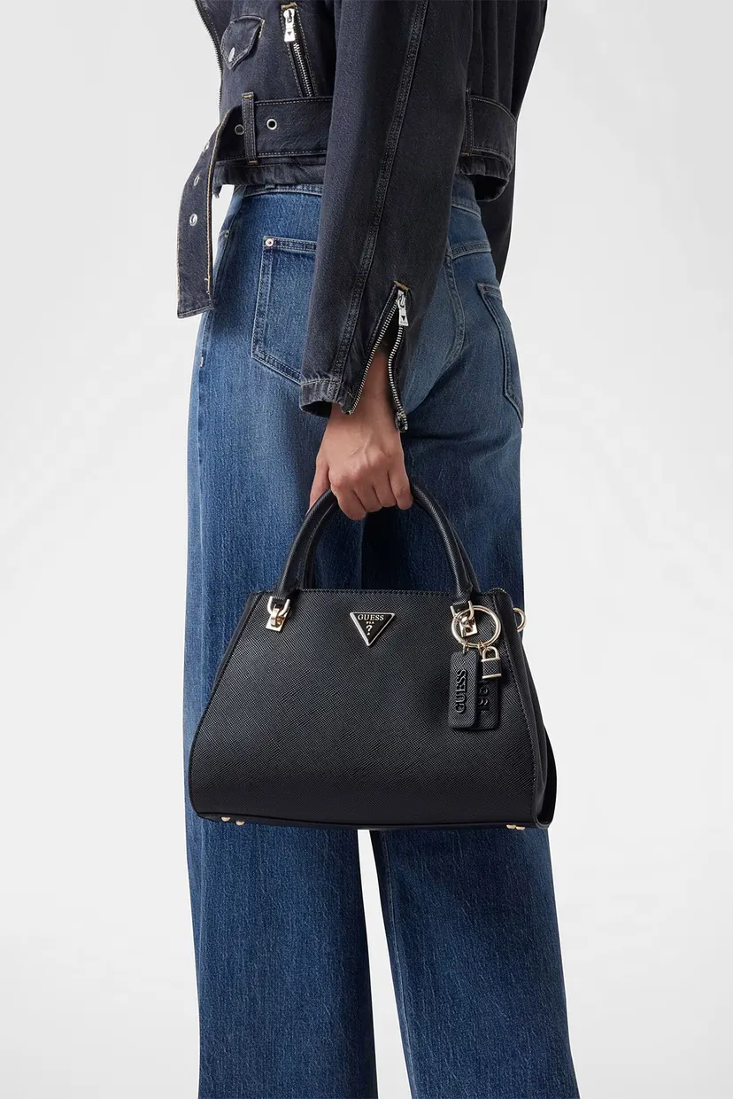 【ゆ　】 Жіноча чорна сумка NOELLE LUXURY SATCHEL Guess HWZG7879070 — MD