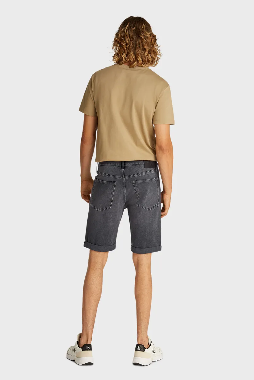 Мужские серые джинсовые шорты SLIM SHORT 3