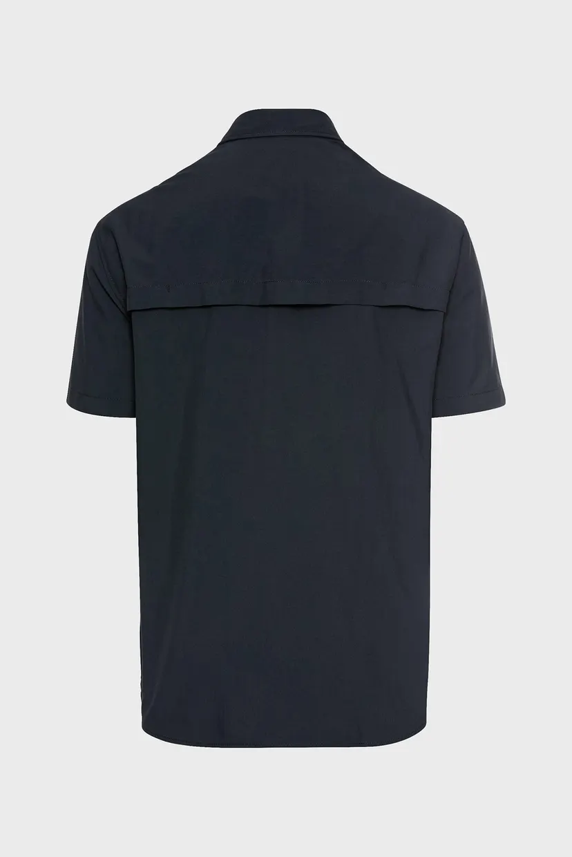 Чоловіча темно-синя сорочка Shortsleeve 6