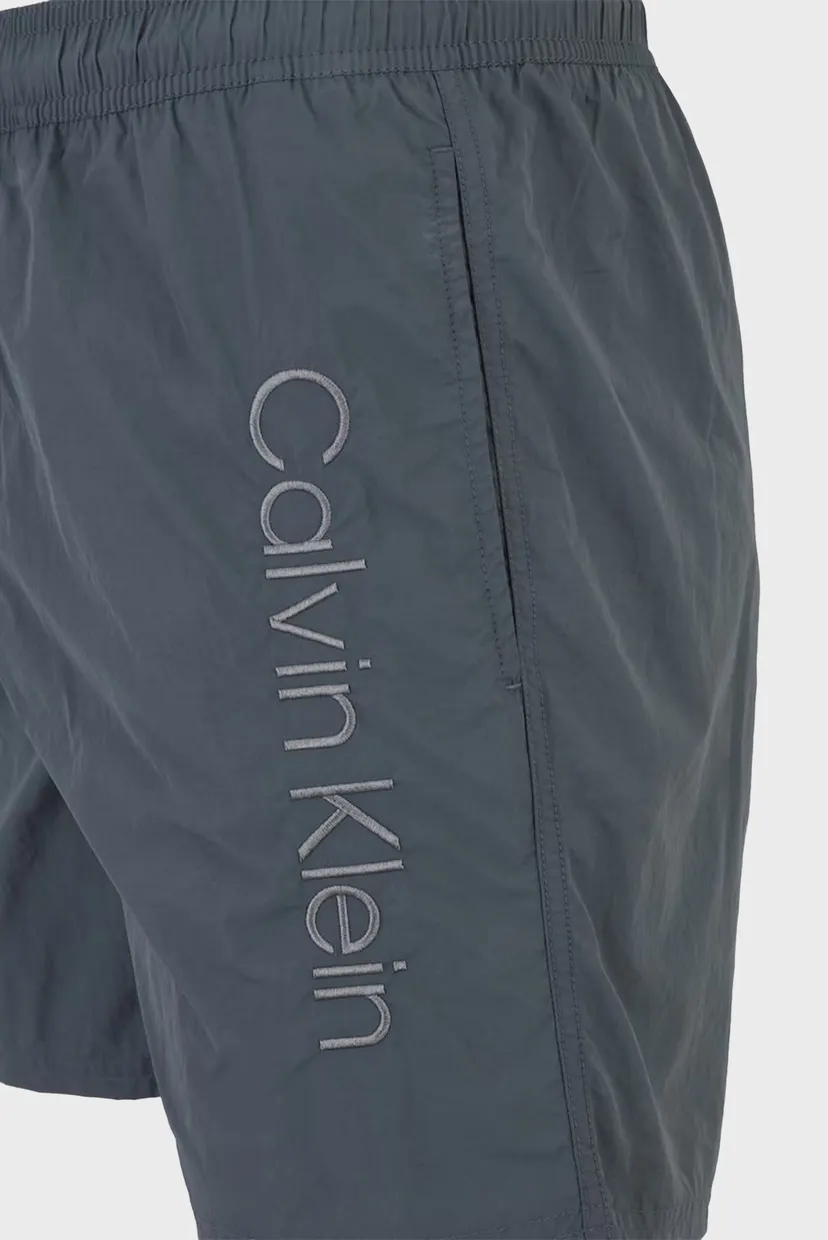 Чоловічі сірі плавальні шорти MEDIUM 3