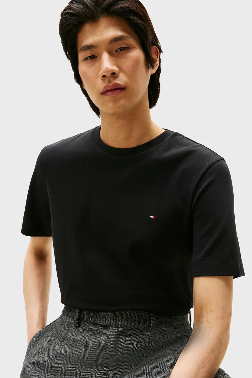Мужская черная футболка LIGHT INTERLOCK TEE 4