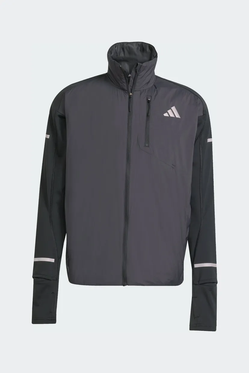 Чоловіча чорна куртка Adi365 Running CLIMAWARM 7
