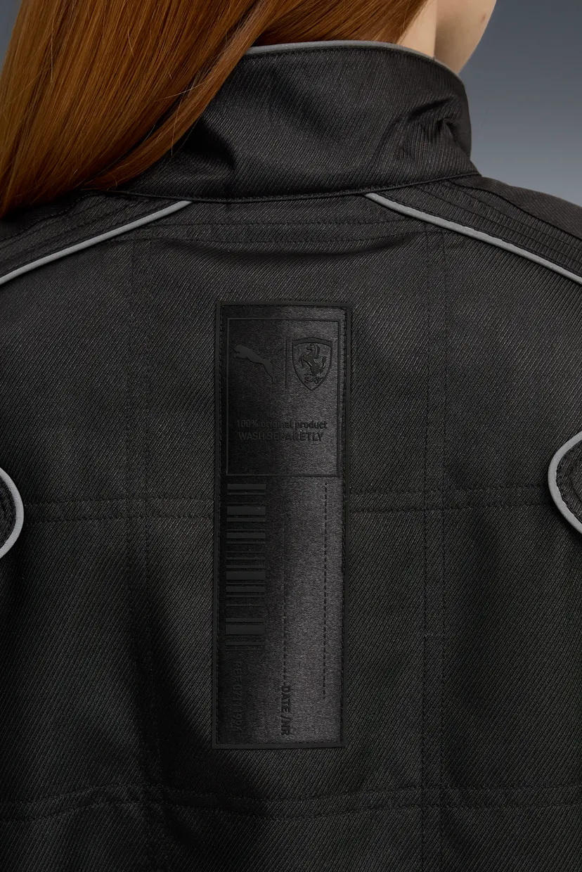 Женская черная ветровка Scuderia Ferrari HP Premium Jacket Women 7
