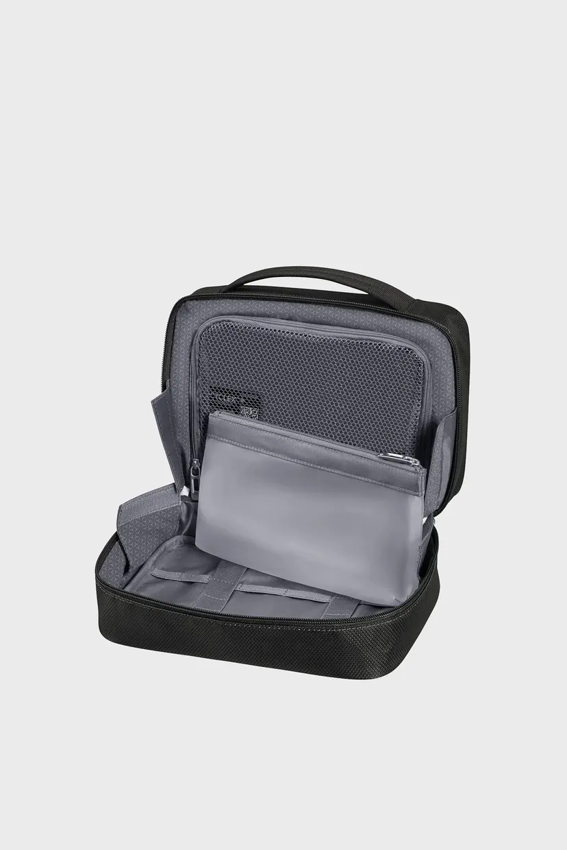 Чоловічий чорний несесер RESPARK TOILET KIT BLACK 7