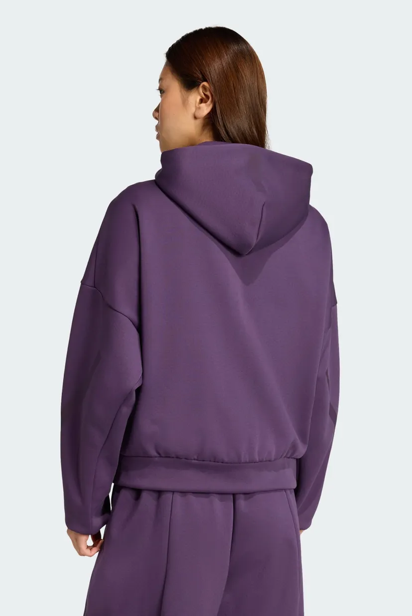 Женское фиолетовое худи adidas Z.N.E. Full-Zip adidas KC4569 — MD