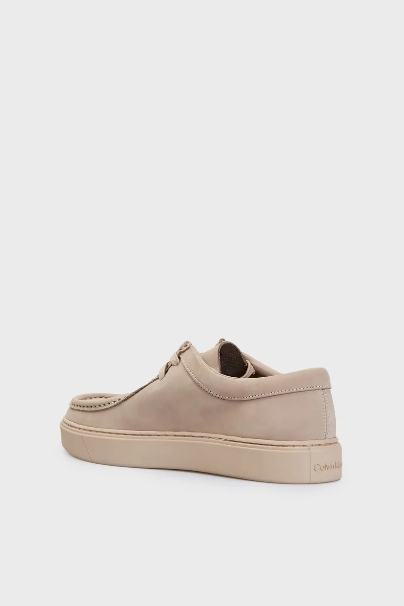 Чоловічі бежеві замшеві дезерти APRON LACE UP NB 5