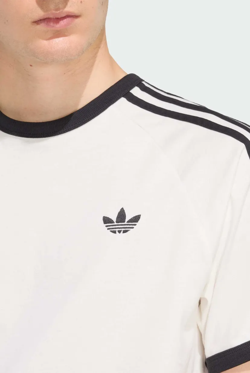 Мужская белая футболка 3-STRIPES 5