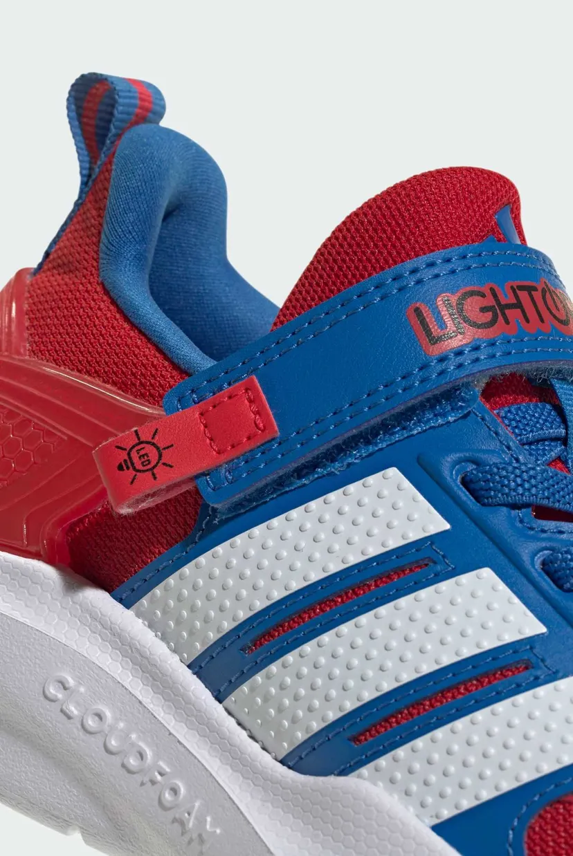 Детские красные кроссовки ADIDAS MARVEL LIGHTORAMA SPIDER-MAN CHILDREN 8
