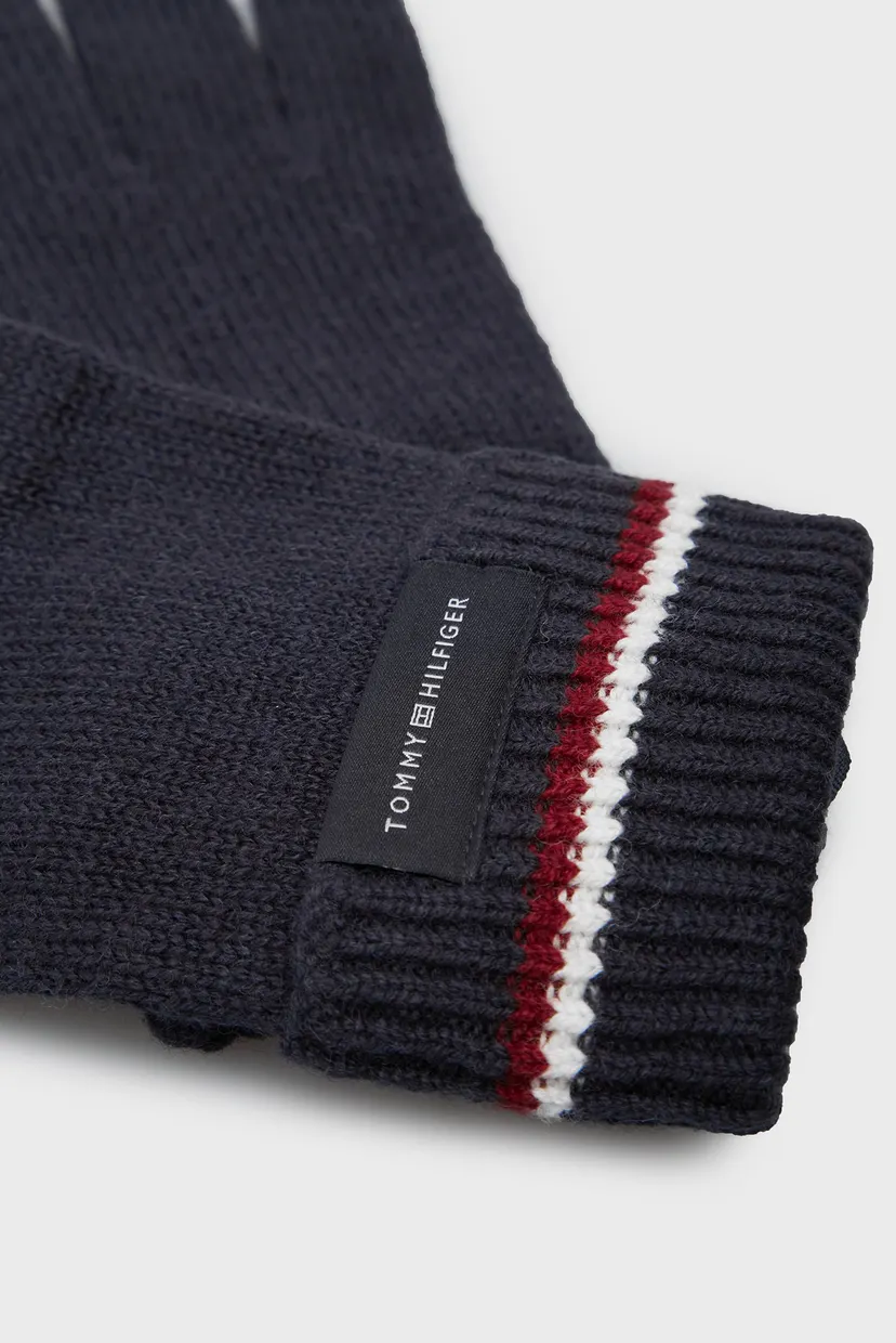 Мужские темно-синие шерстяные перчатки CORPORATE KNIT GLOVES 3