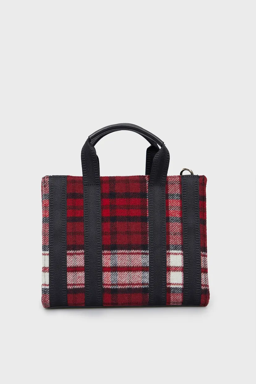 Жіноча картата сумка TH IDENTITY SMALL TOTE CHECK 4