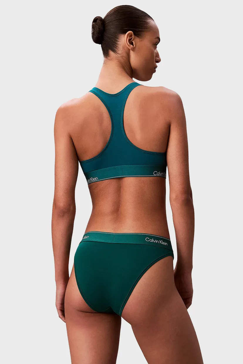 Жіночі зелені трусики HIGH LEG TANGA 5