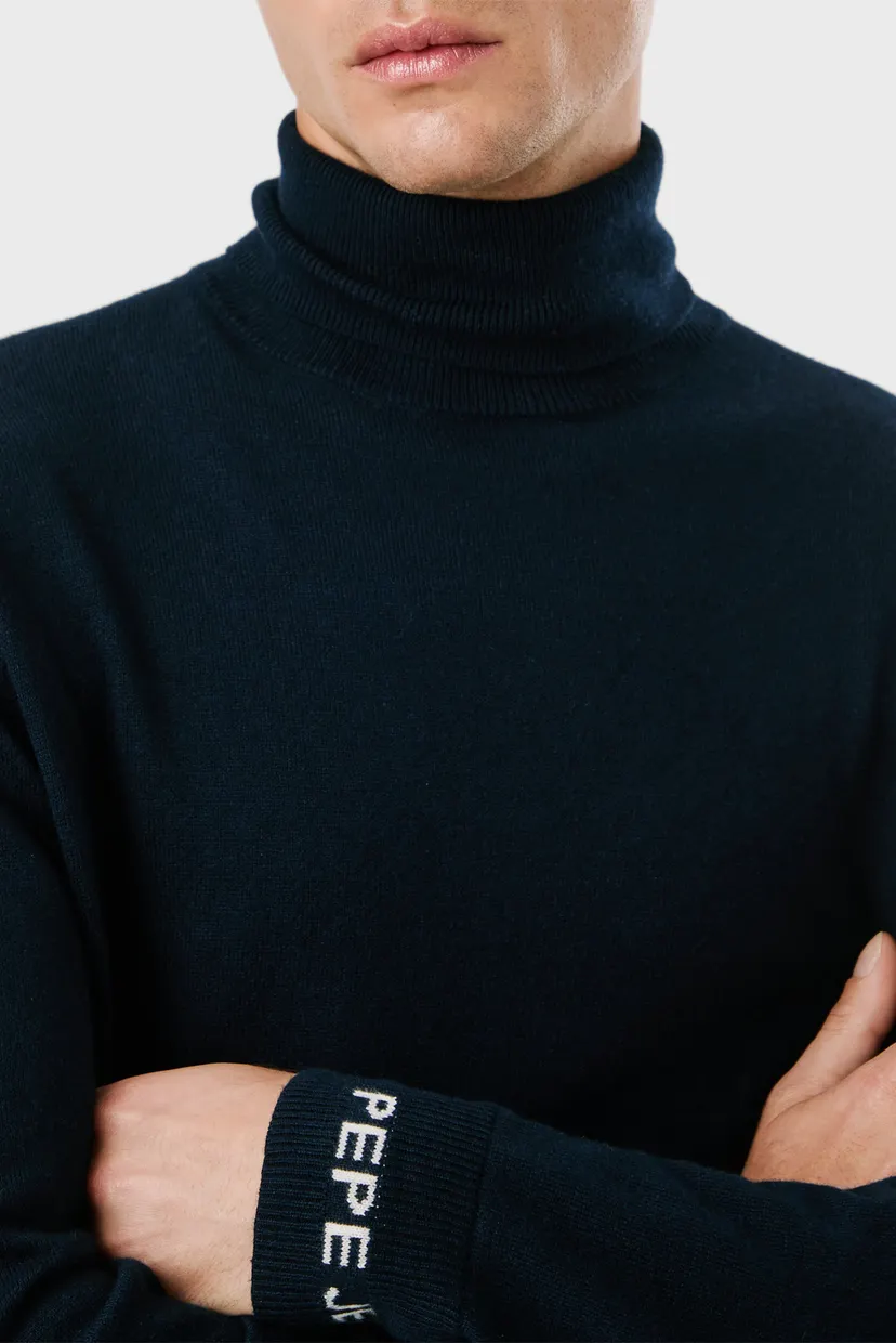 Мужской темно-синий гольф ANDRE TURTLE NECK 5