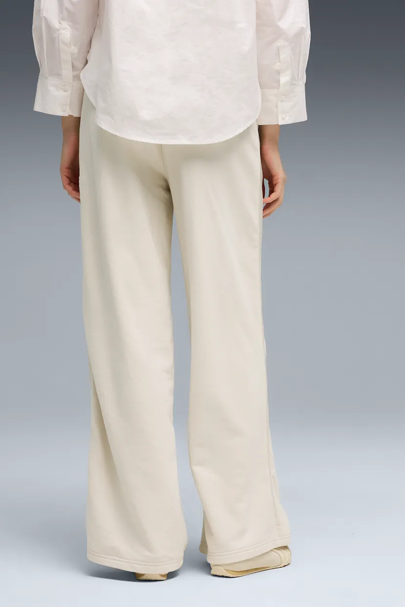 Женские бежевые спортивные брюки HER High-Waist Wide-Leg Pants Women 3