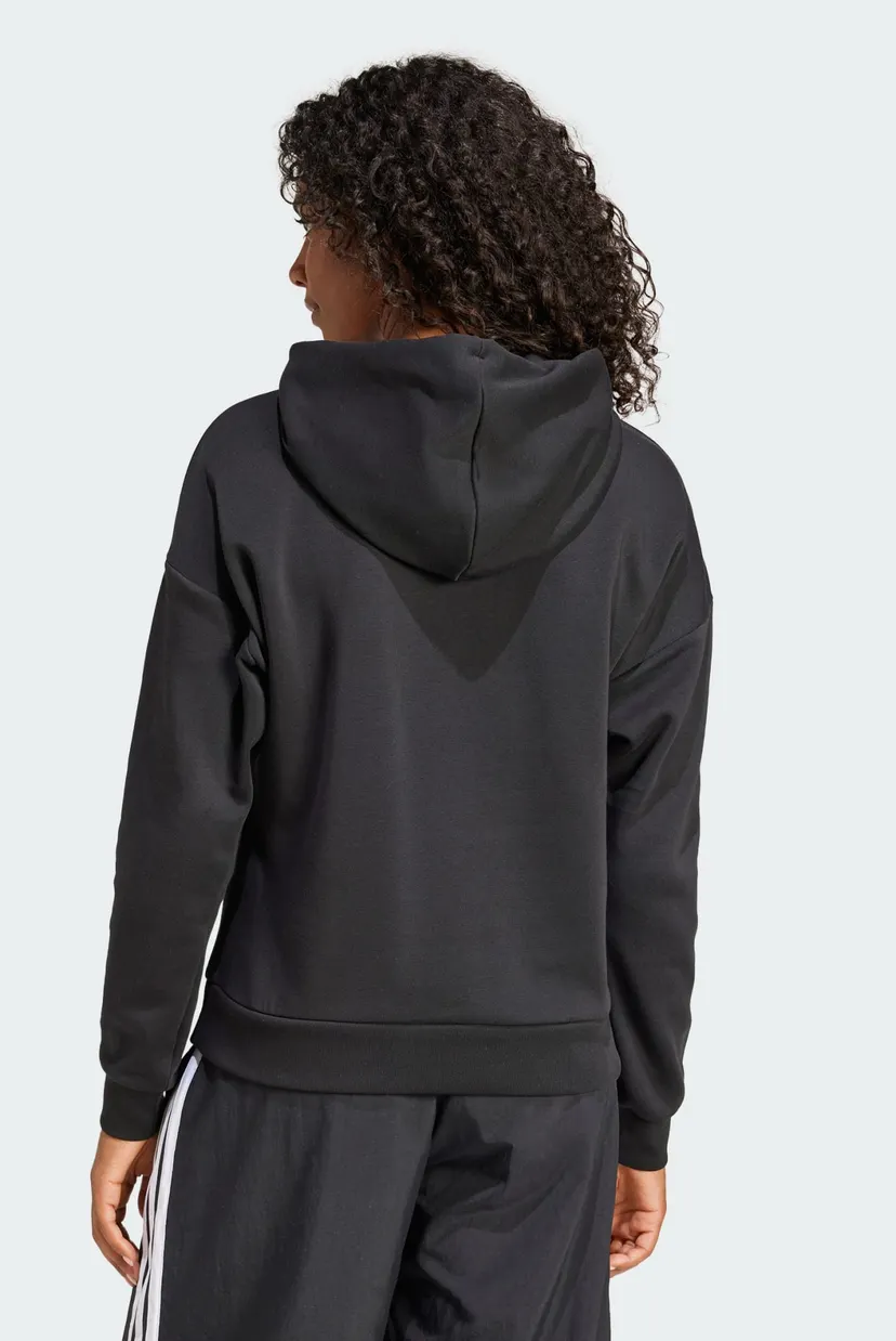 Женское черное худи Essentials Small Logo Feel Cozy 3