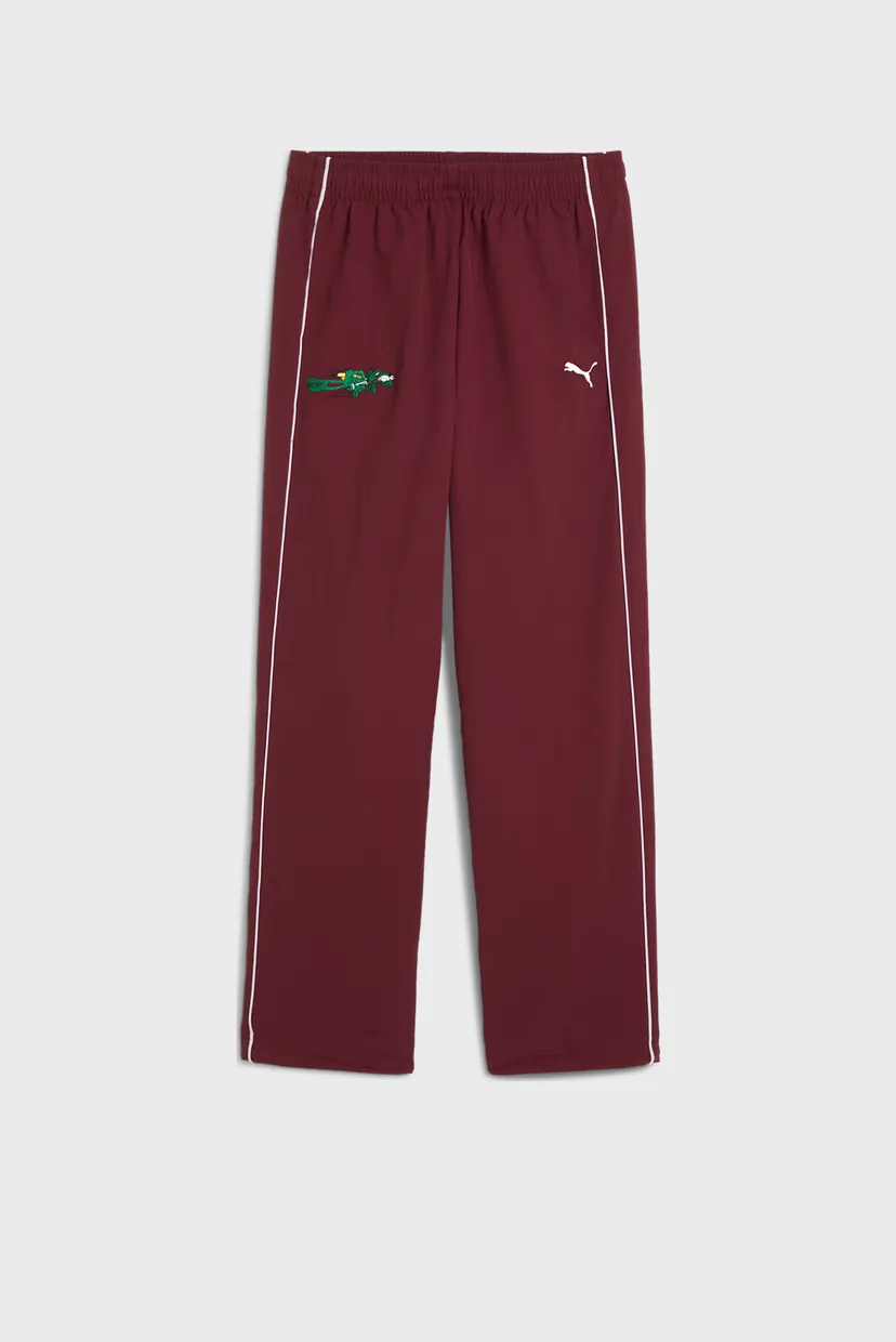 Дитячі бордові спортивні штани Super PUMA T7 Woven Pants Youth 4