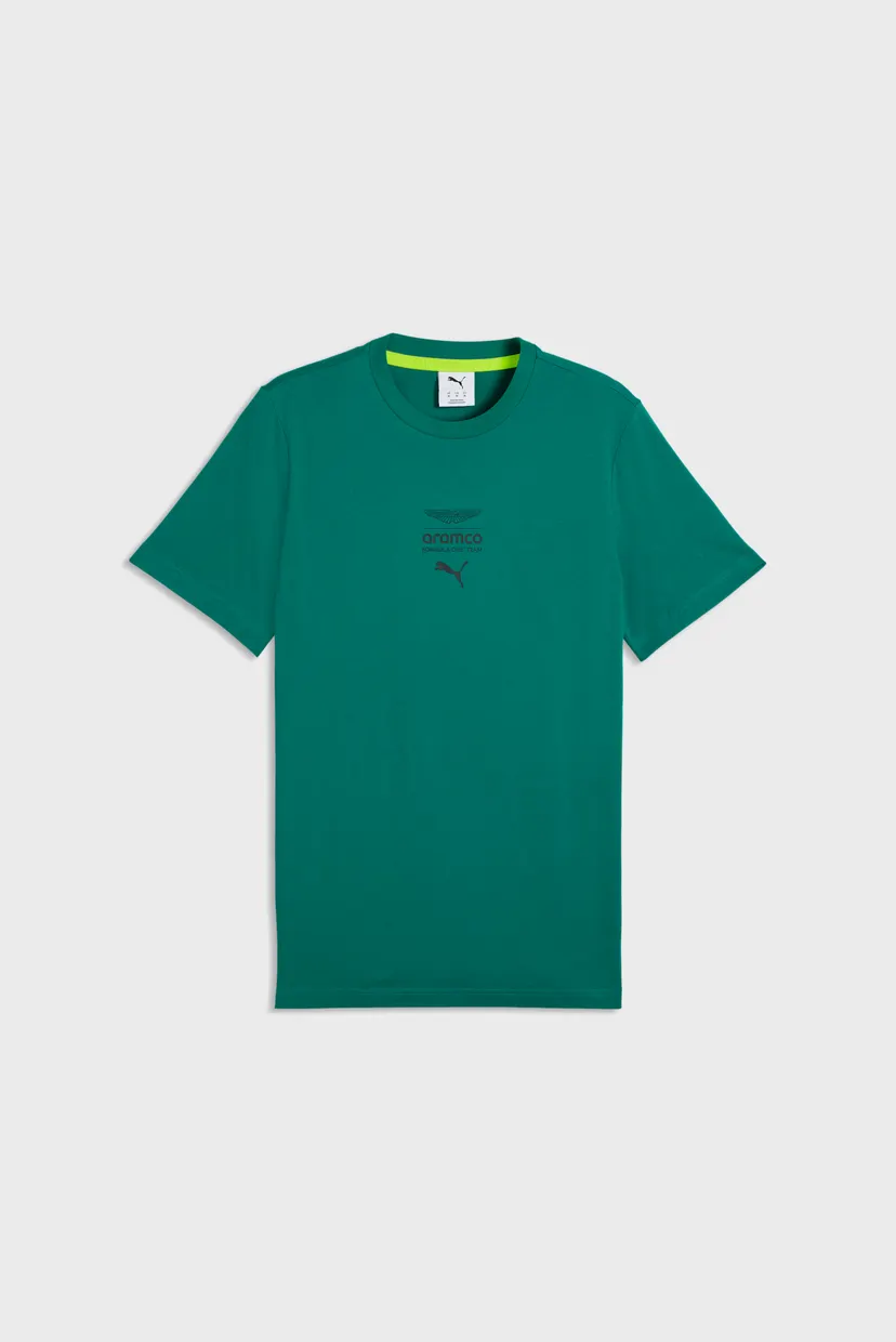 Чоловіча зелена футболка PUMA x ASTON MARTIN ARAMCO F1® TEAM Essentials Tee Men 4