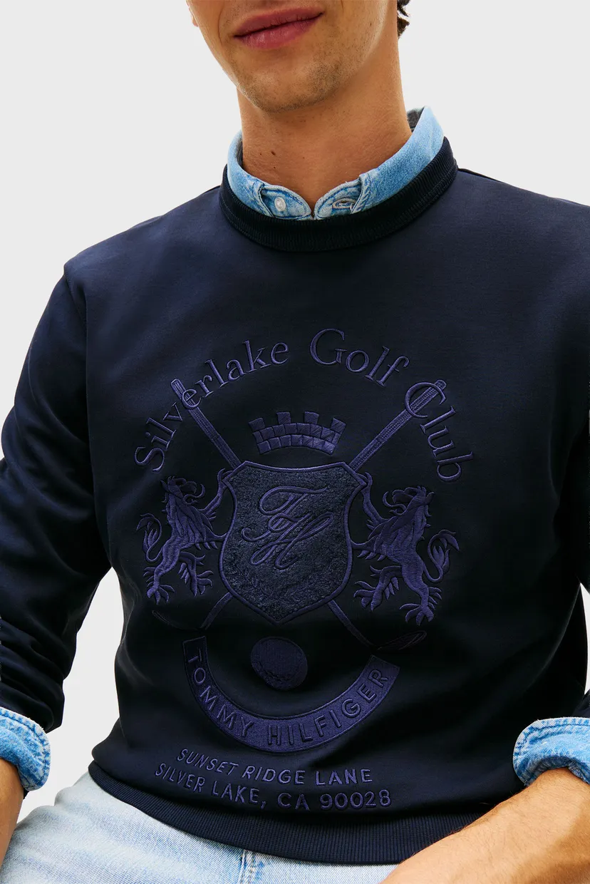Мужской темно-синий свитшот COUNTRY CLUB 4