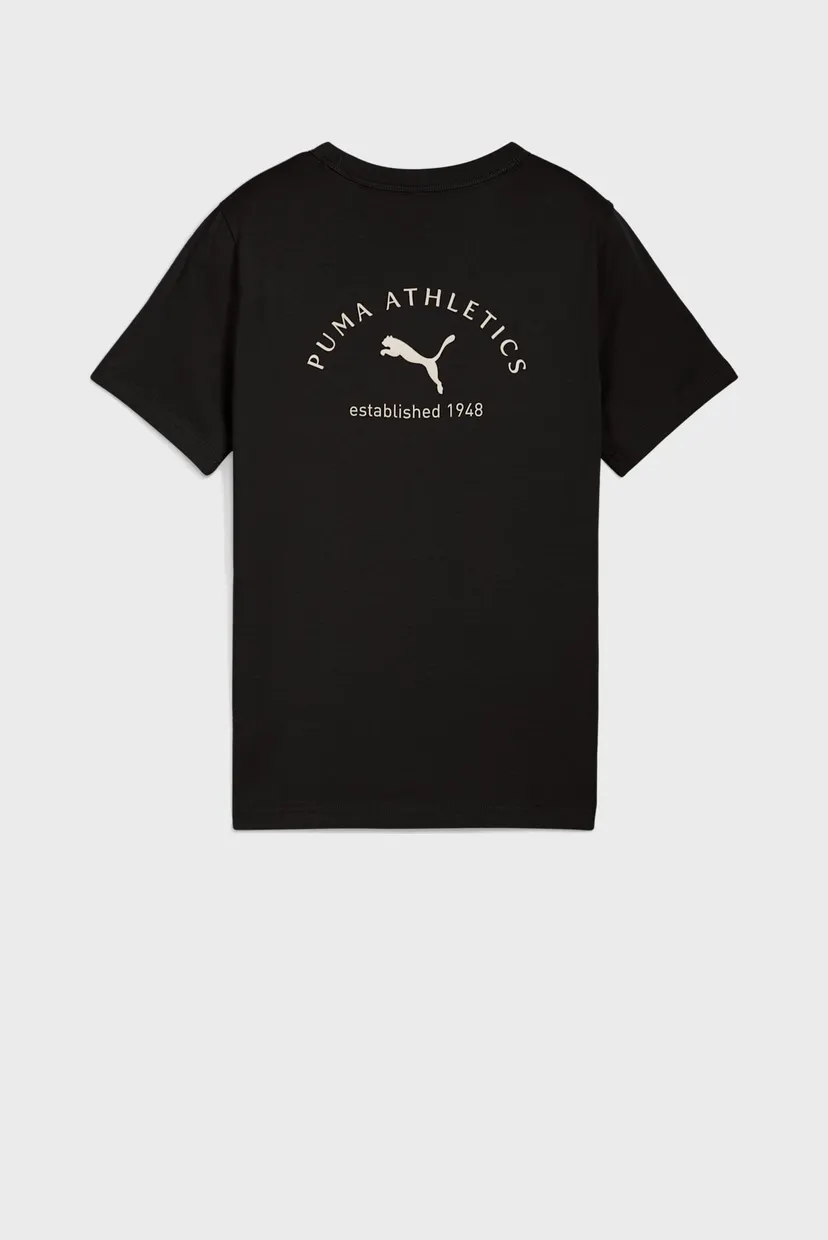 Дитяча чорна футболка PUMA Class Graphic Tee Youth 5