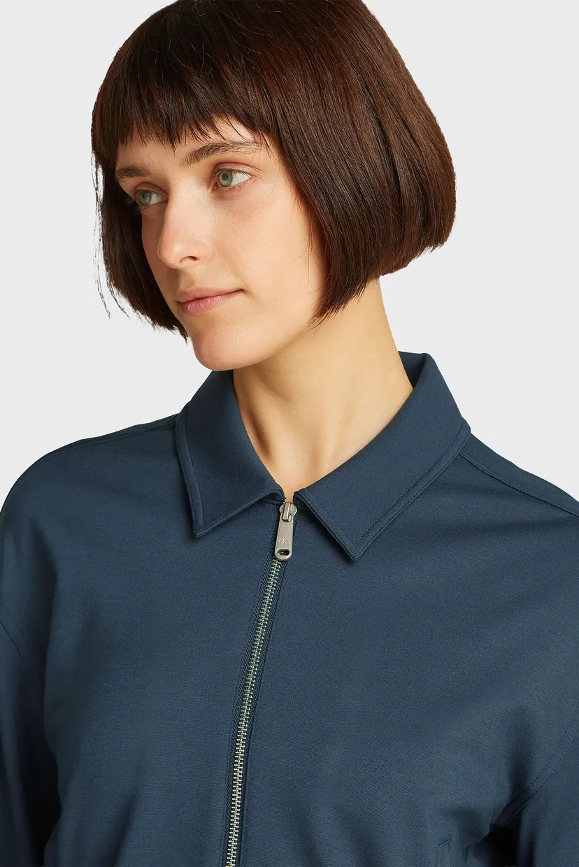 Жіноча синя спортивна кофта MILANO SHACKET 4