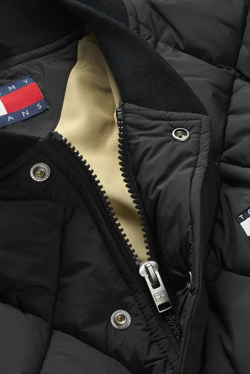 Мужской черный бомбер TJM QUILTED BOMBER 5