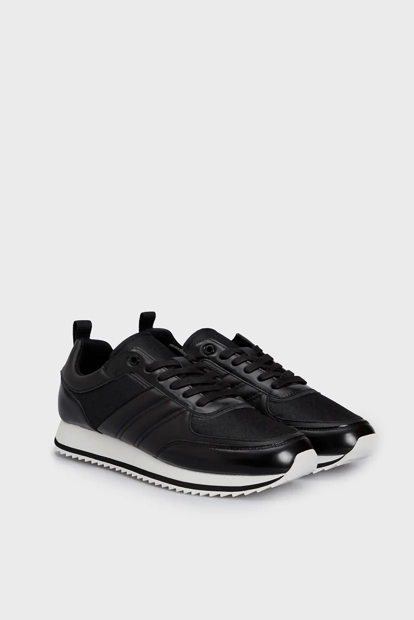 Мужские черные кроссовки LOW TOP LACE UP 3