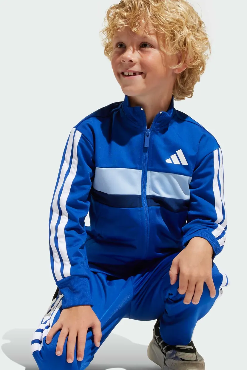 Дитячий синій спортивний костюм (кофта, штани) Seasonal Essentials Tiberio 3-Stripes Tricot Kids 4