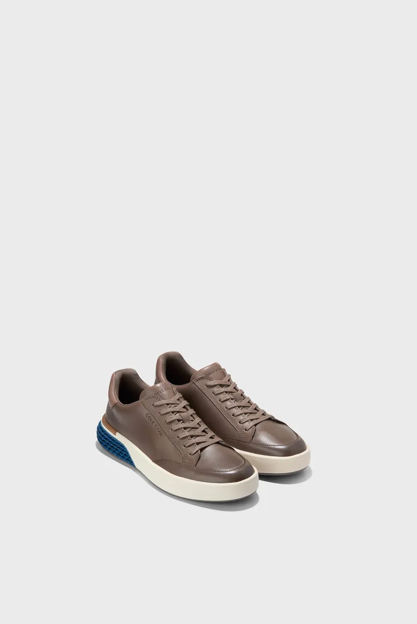 Мужские темно-коричневые кожаные сникерсы GrandPrø Halfcourt Skyweave Sneaker 5