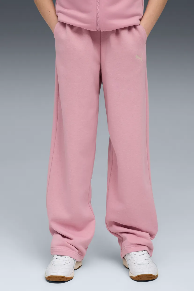 Дитячі пудрові спортивні штани Wardrobe Essentials Relaxed Wide Leg Sweatpants Youth 3