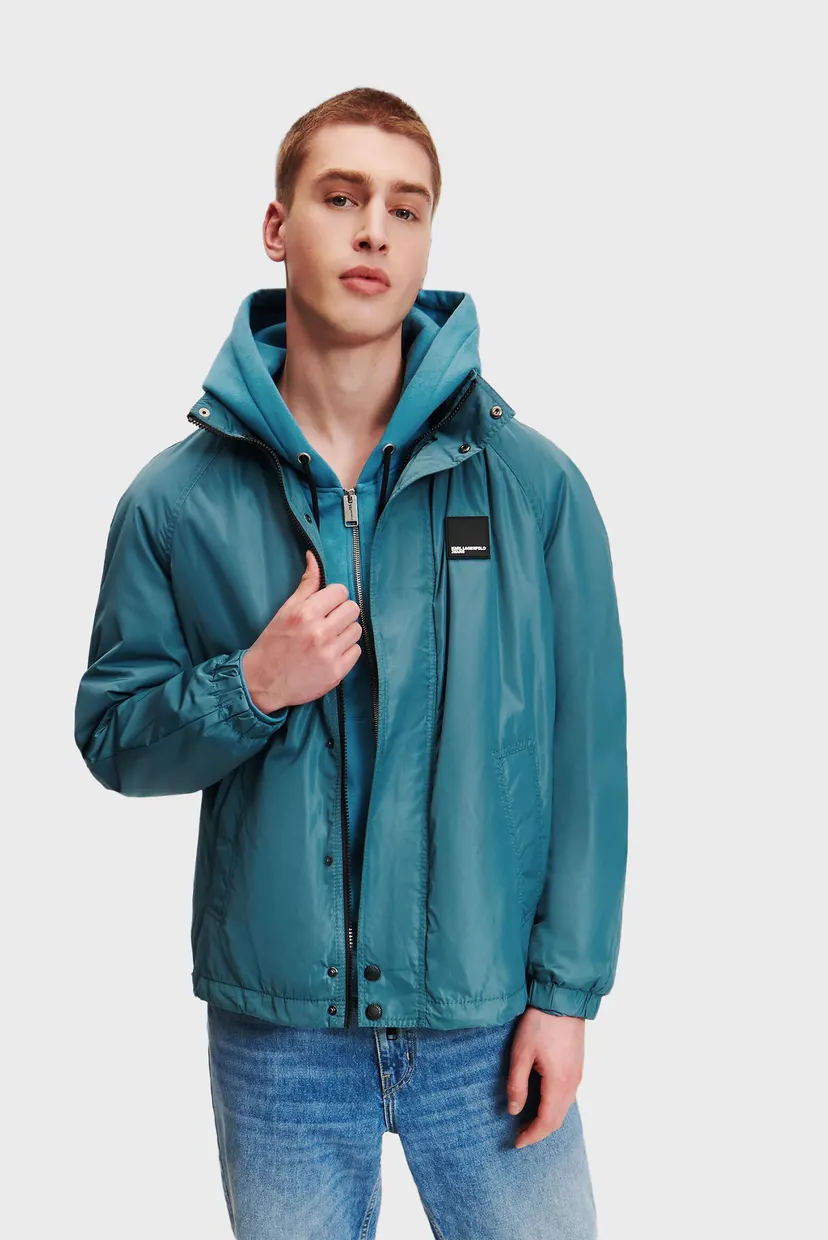 Чоловіча бірюзова вітровка KLJ LIGHTWEIGHT JACKET 4