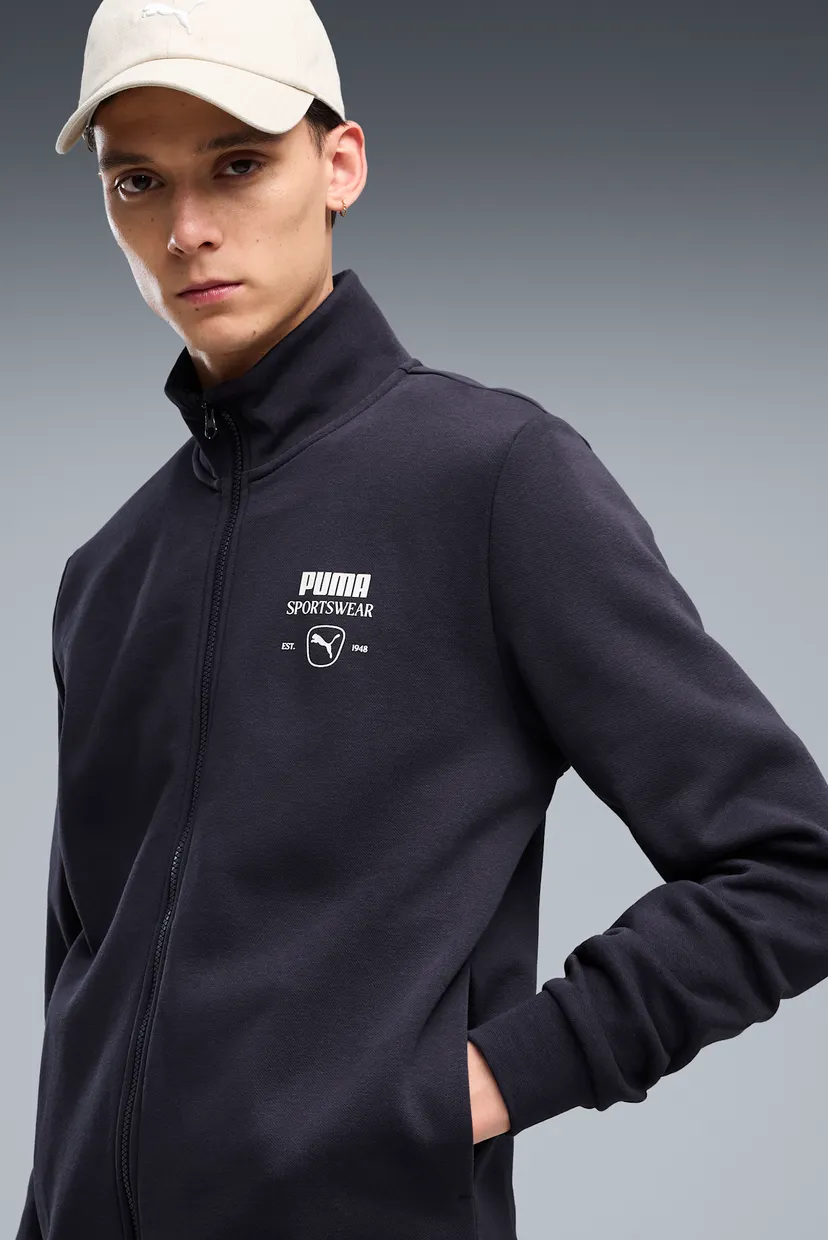 Чоловічий темно-синій спортивний костюм (кофта, штани) Sport Fashion Tracksuit Men 3