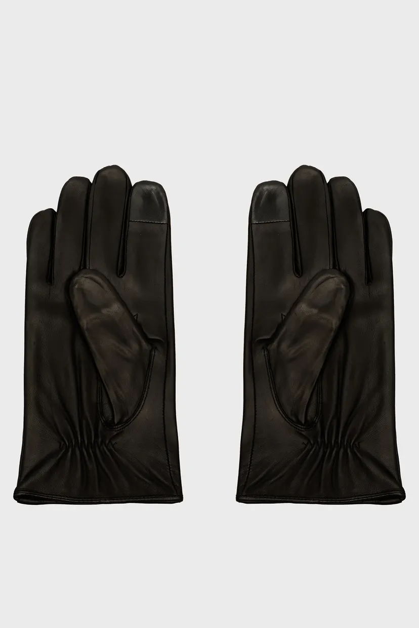 Чоловічі чорні шкіряні рукавички CLASSIC LEATHER GLOVES 2