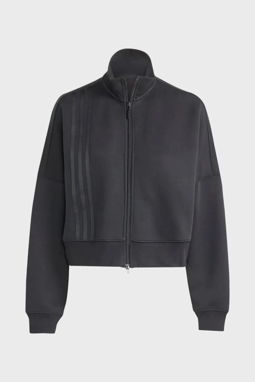 Жіноча чорна спортивна кофта Off Placed 3-Stripes Zip Up 6