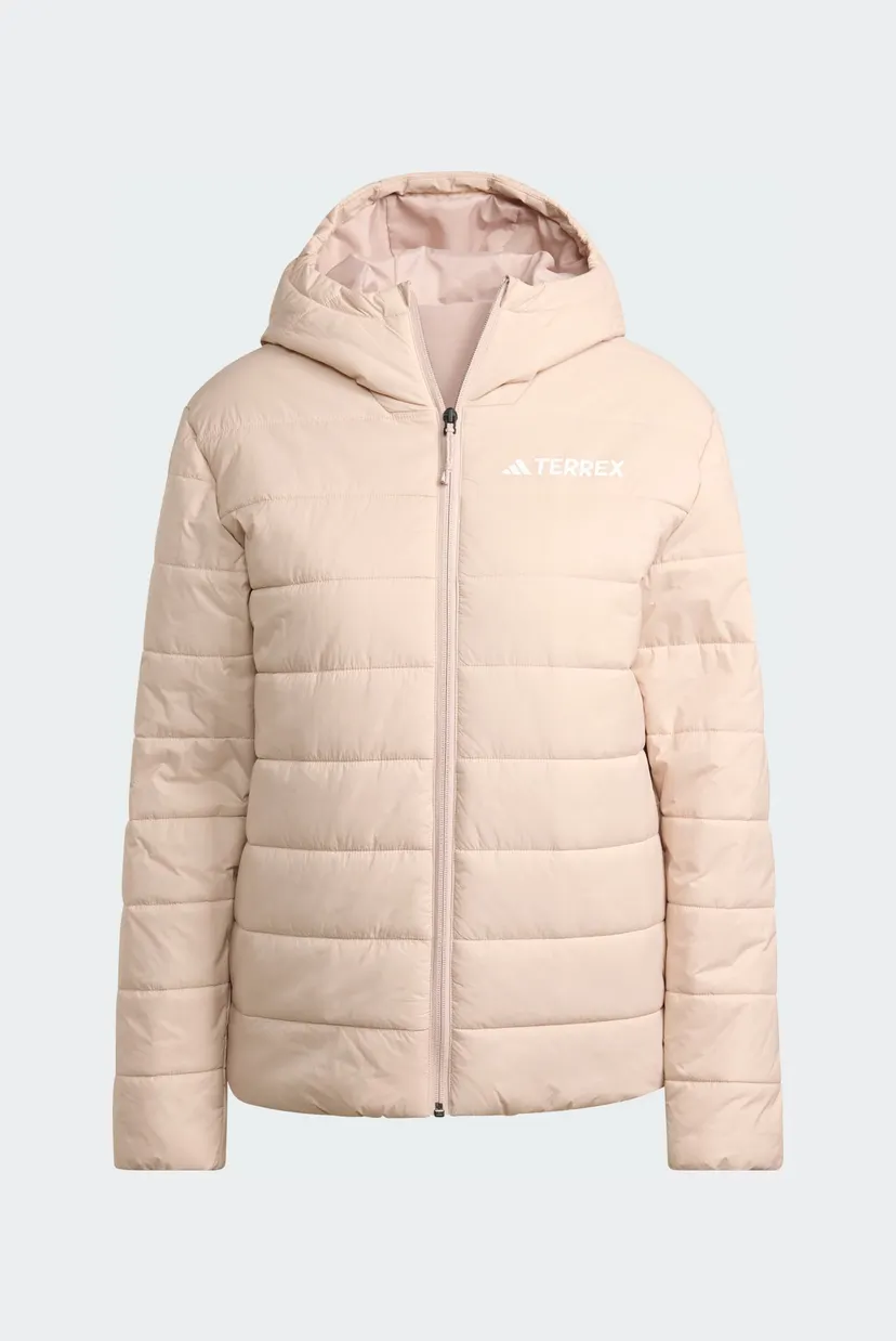 Жіноча бежева куртка Terrex Multi Essentials CLIMAWARM Insulated Hooded 6