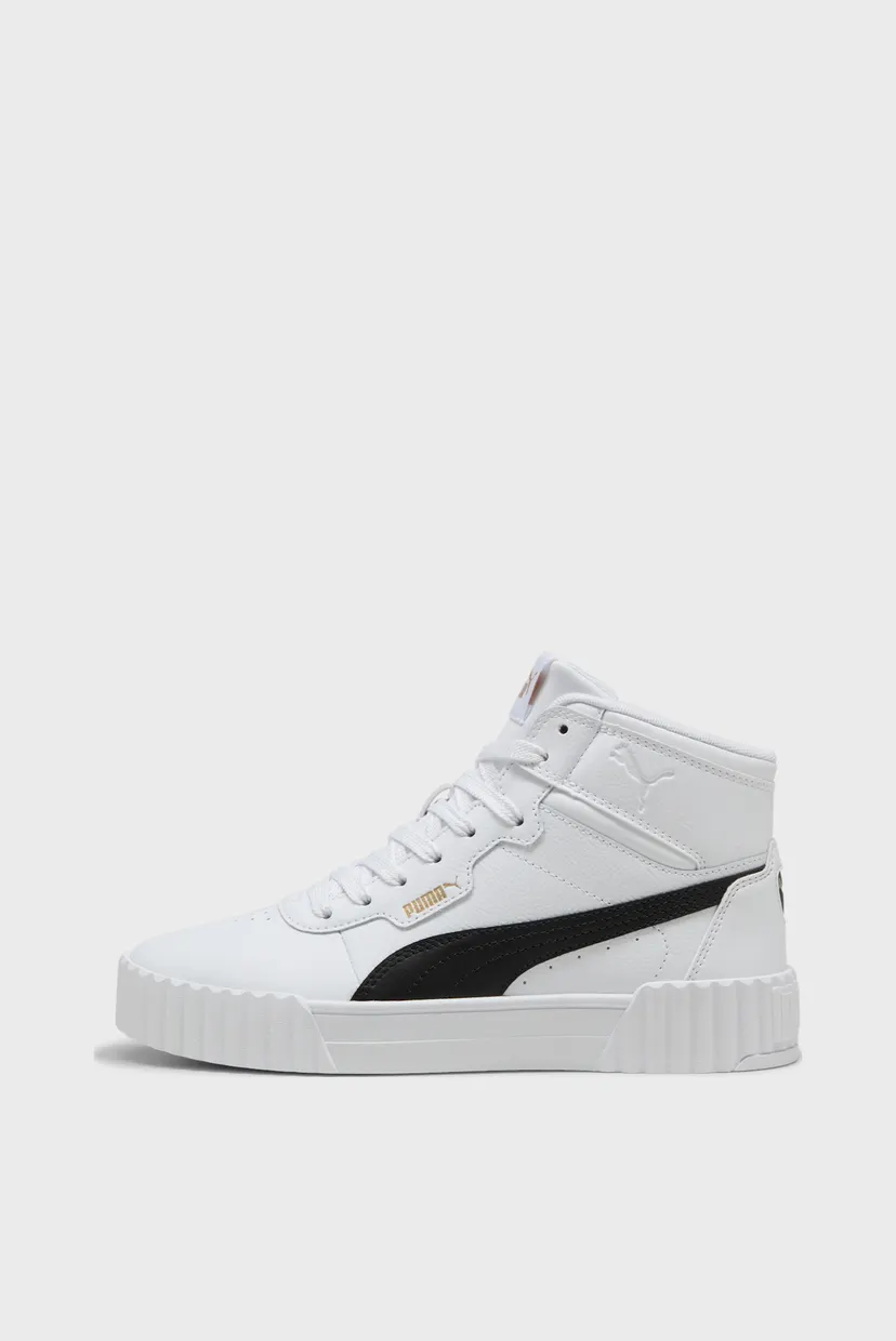 Женские белые кожаные сникерсы Carina 3.0 Mid Sneakers Women 5