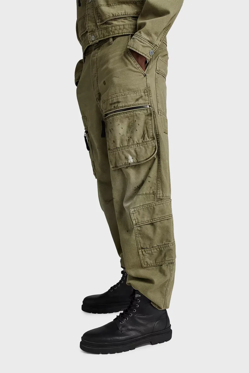 Мужские зеленые карго Multi Pocket Cargo Relaxed 4