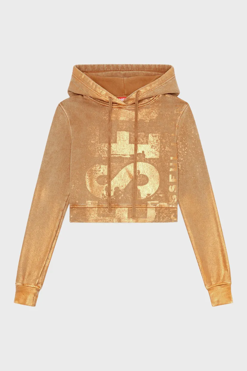 Жіноче коричневе худі F-SLIMMY-HOOD-P6 5