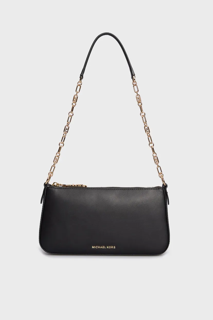 Женская черная кожаная сумка EMPIRE POUCH 5