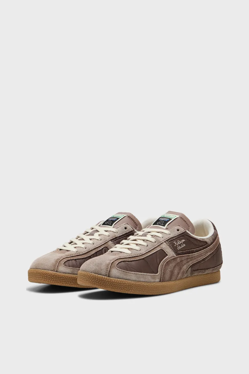Коричневые кроссовки PUMA x KIDSUPER Brasil Panels Sneakers Unisex 3