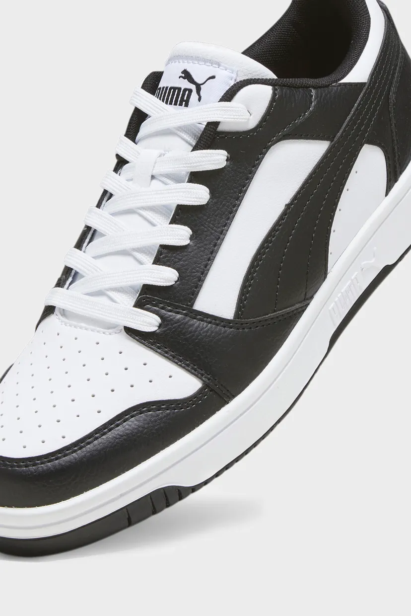 Чорні шкіряні снікерси Rebound V6 Low Sneakers 5